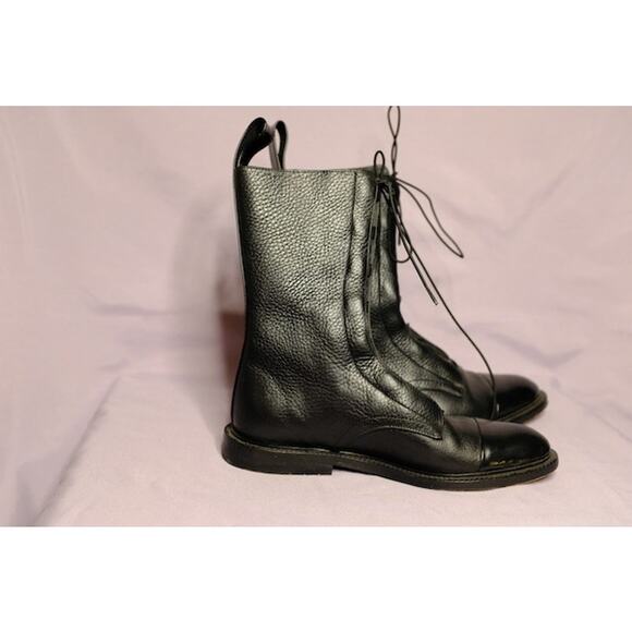 Inch2 Leather Brogue Lace Up Combat Boots Boots in Size 5 / 35 - Picture 2 of 6